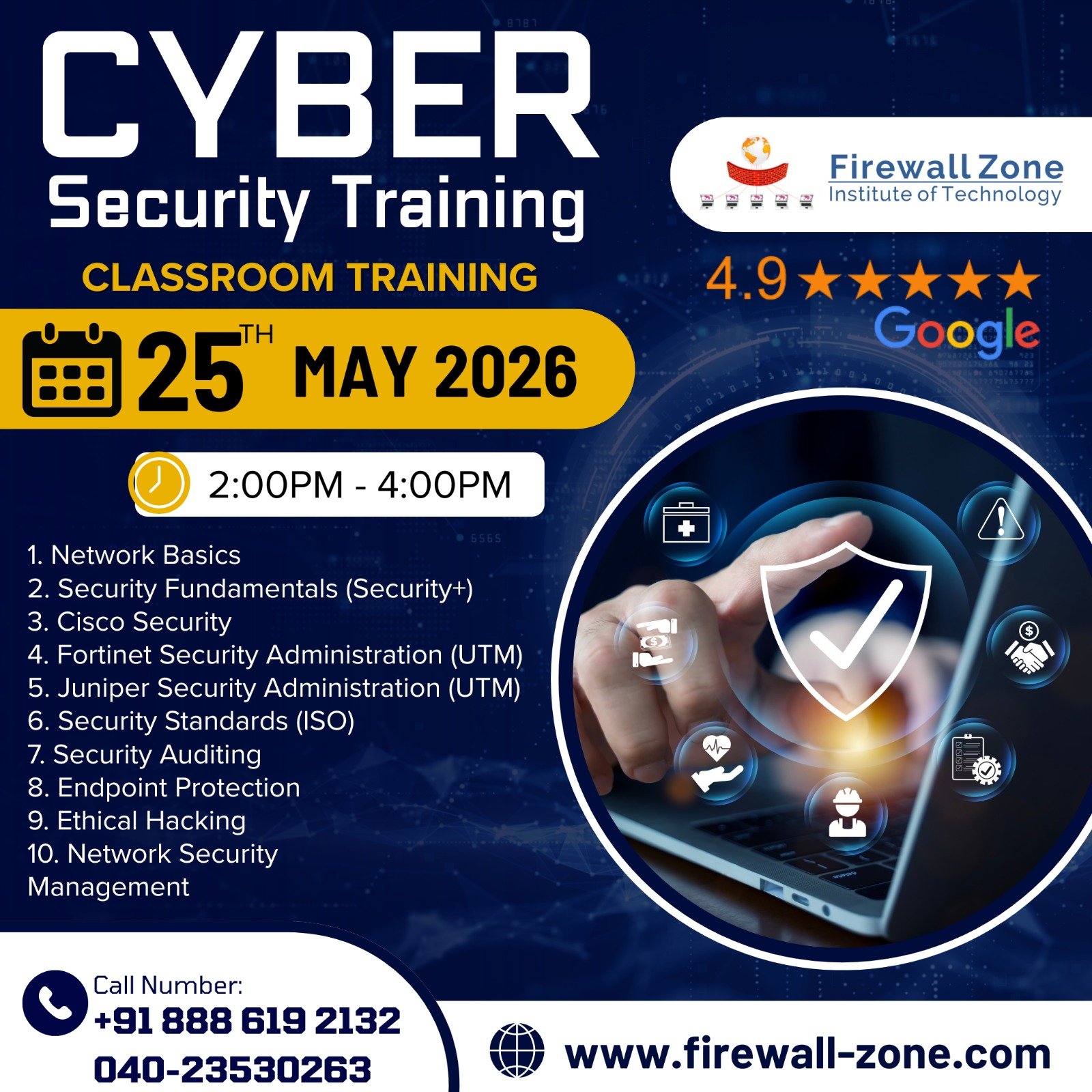 Cyber Security Training – Hyderabad Special Announcement
