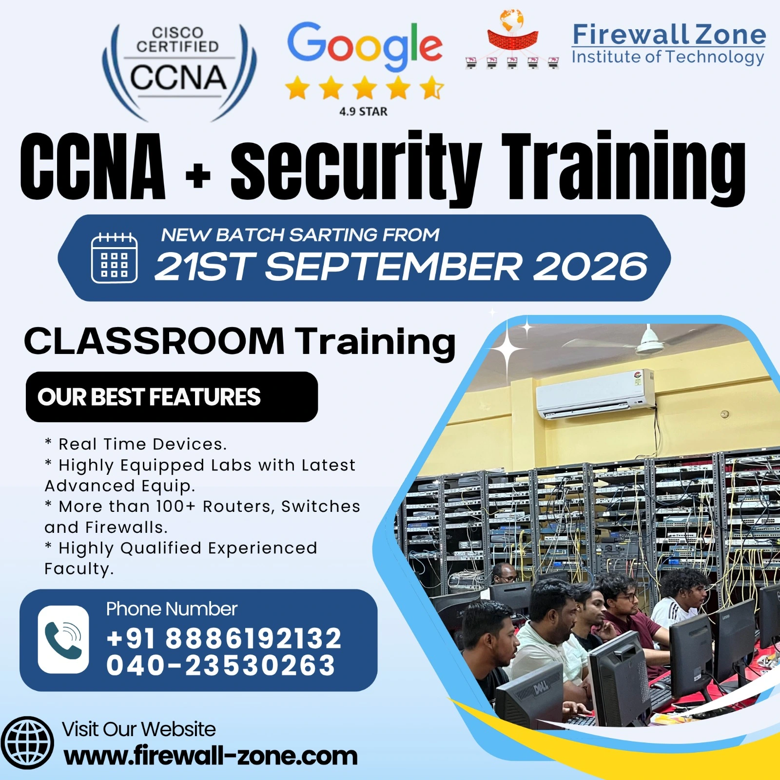 Best Networking Institute in Hyderabad with Real‑Time Devices